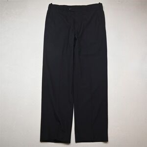 Ascott Browne 36x30 Navy Blue Wool Flat Front Expander Waist Dress Mens Pants